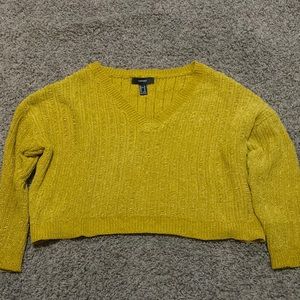 Yellow forever 21 sweater